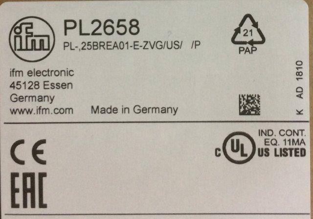 IFM-PL2658 - 1