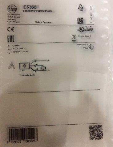 IFM-IEB3002 BBP KG/V4A/AS IE5366 IFM - 1