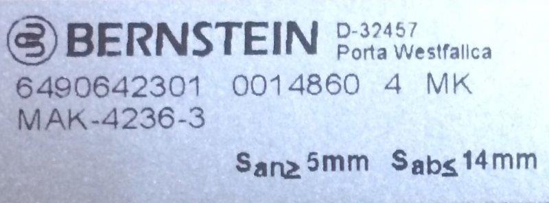 Bernstein-649.0642.301 MAK-4236-3 - 1
