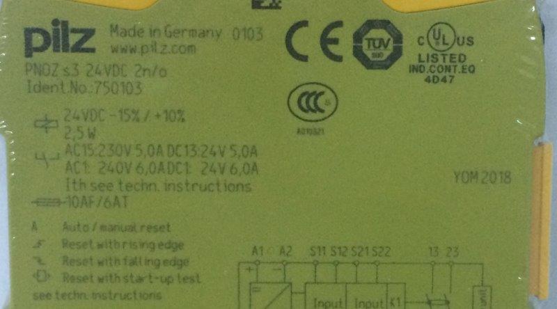Pilz-PNOZ S3 24 DC 2NA 1PNP - 1