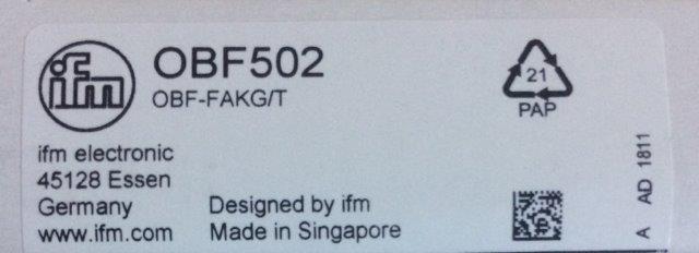 IFM-OBF-FAKG/T OBF502 - 1