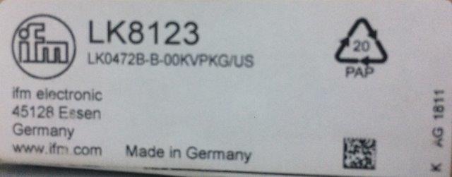 IFM-LK0472B-B-00KVPKG/US LK8123 - 1
