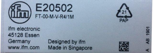 IFM-FT-00-M-V-R4-/1M E20602 - 1