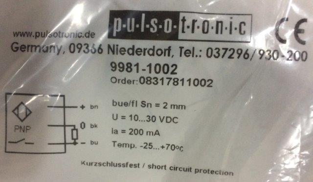 Pulsotronic -9981-1002 - 1