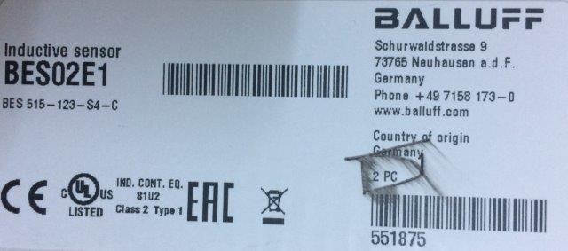 Balluff-BES02E1 BES515 -123-S4-C - 1
