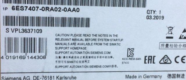 Siemens-6ES7407-0RA02-0AA0 - 1