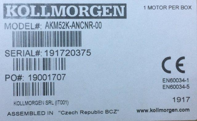 KOLLMORGEN-503018 AKM52K-ANCNR-00 - 1