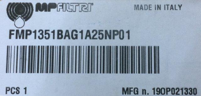 MP FILTRI-FMP1351BAG1A25NP01 - 1