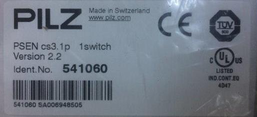 Pilz-541060-PSEN cs3.1p 1 swıtch - 1