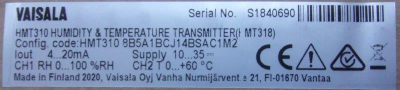Vaısala-HMT 310 - 1