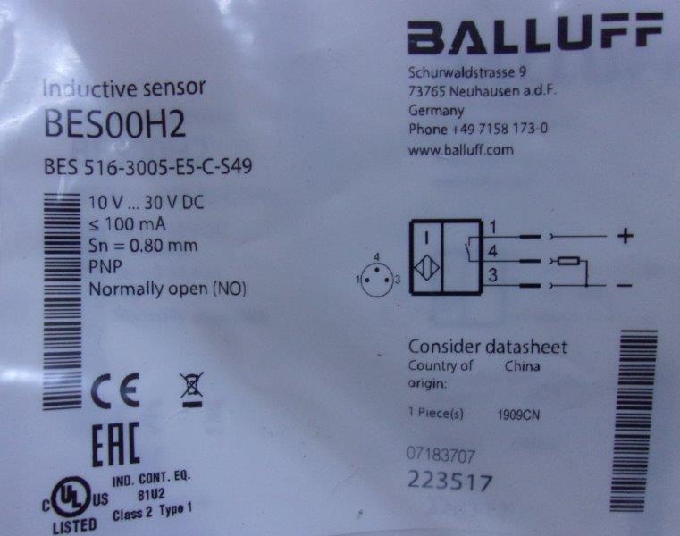 Balluff-BES 00H2 - 1