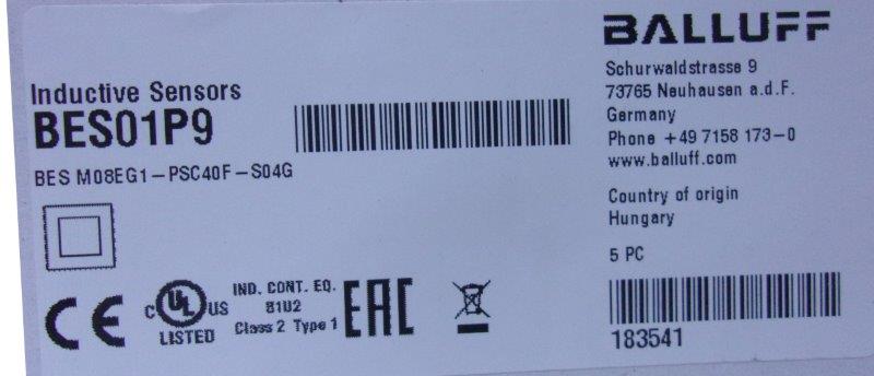 Balluff-BES 01P9 - 1