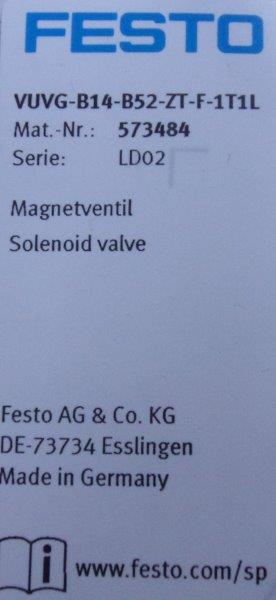 Festo-VUVG-B14-B52-ZT-F-1F1L - 1
