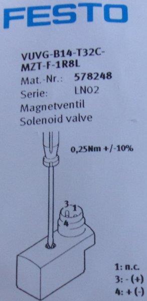 Festo-VUVG-B14-T32C-MZT-F-1R8L - 1