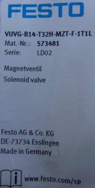 Festo-VUVG-B14-T32H-MZT-F-1T1L - 1