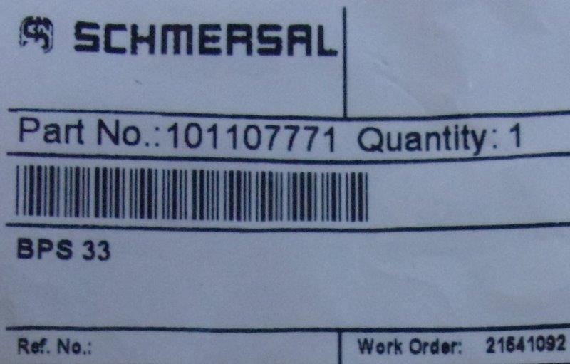Schmersal-BPS 33   101107771 - 1