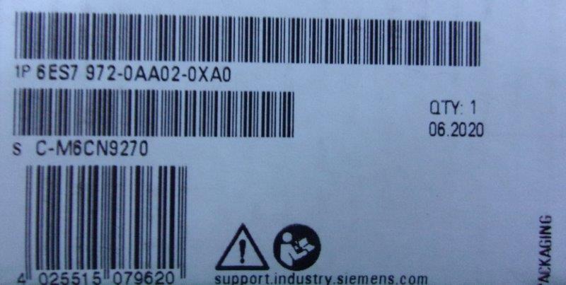Siemens-6 ES 972-0AA02-0XA0 - 1