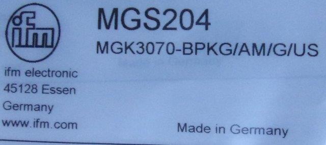 IFM-MGK 3070-BPKG/AM/G/US MGS204 - 1