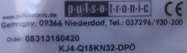 Pulsotronic -KJ4-Q15KN32-DPÖ- 08313150420 - 1