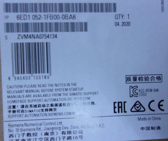 Siemens-6ED 1052-1FB00-0BA6 - 1