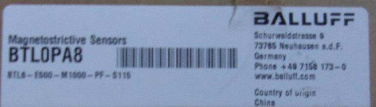 Balluff-BTL6-E500-M1000-PF-S115 BTL0PA8 - 1