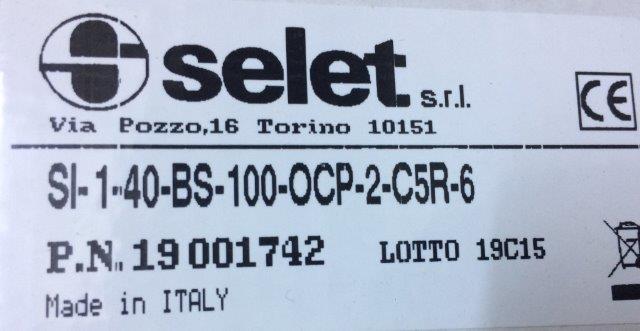 Selet-SELET SI1 40/BS/100/OCP/2/C5R-6 - 1