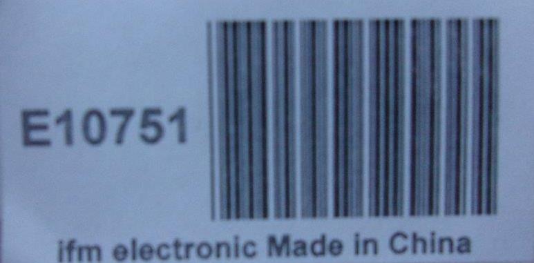 IFM-E10751 - 1