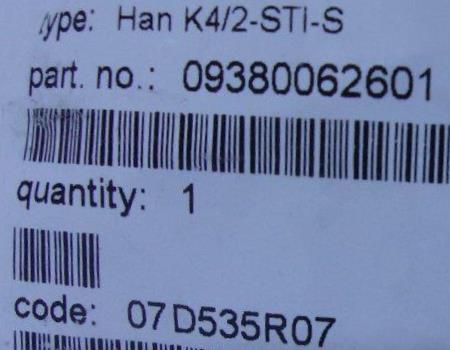 HARTING-09380062601 - 1